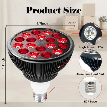 Red Light Therapy Bulb