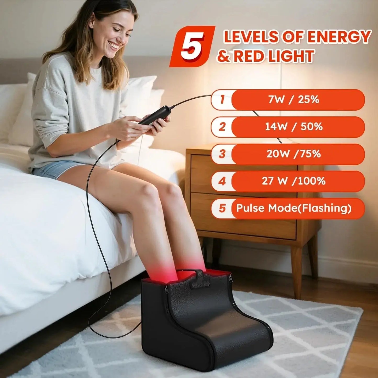 Red Light Therapy Device For Feet