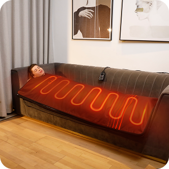 Deep-penetrating infrared technology for effective detoxification and muscle recovery.