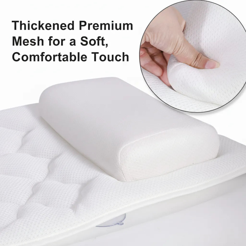 Full Body Bath Mat with Pillow