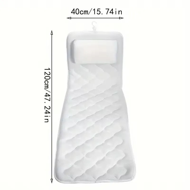 Full Body Bath Mat with Pillow
