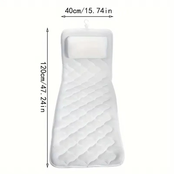 Full Body Bath Mat with Pillow