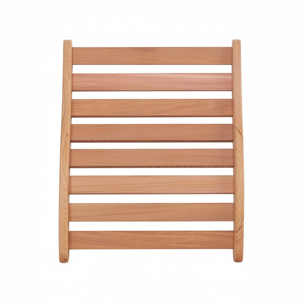 Sauna Wooden Backrest