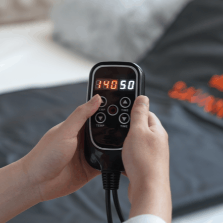 Digital controls with multiple settings for personalized comfort.