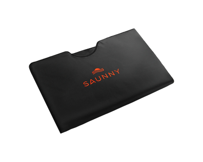 saunny brand infrared sauna blanket folded for display