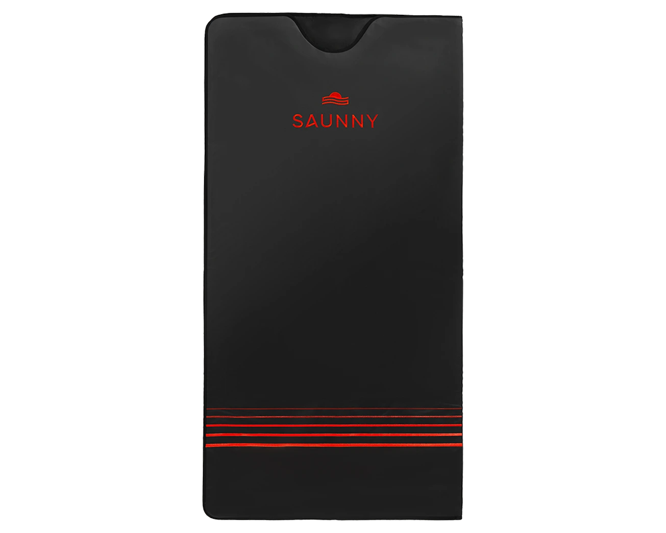 saunny brand infrared sauna blanket was displayed