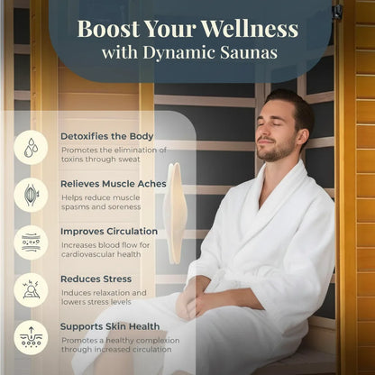 Infared Spa Infared Sauna Room with Red Light Therapy (1–2 Person) | Saunny®
