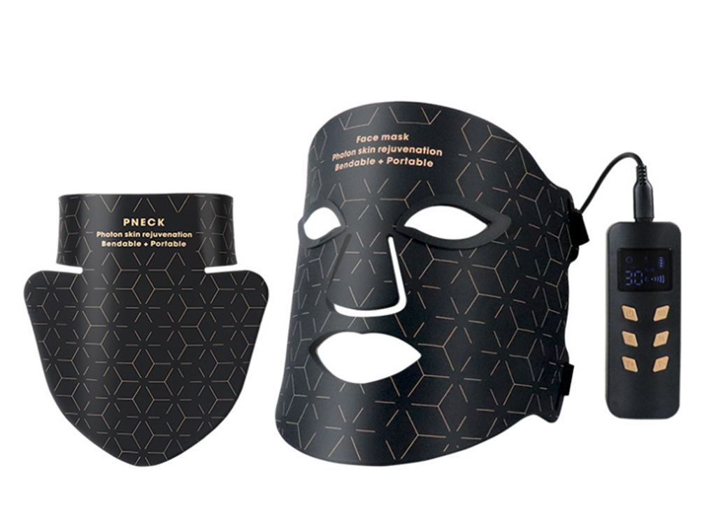 Red Light Face Mask With Neck