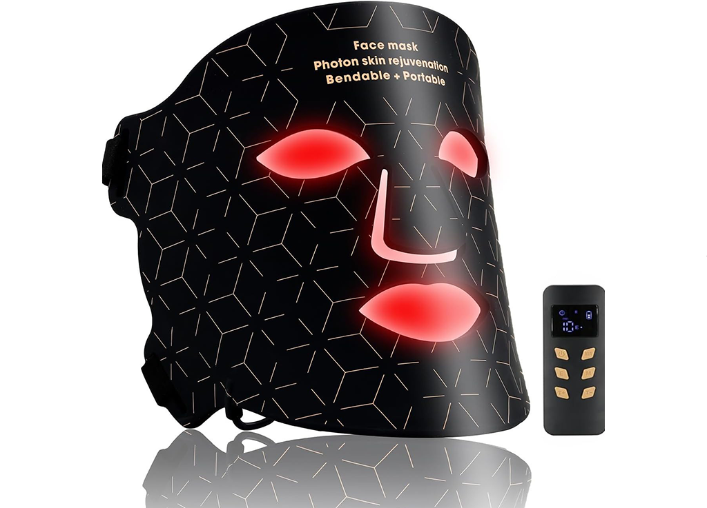 Red Light Face Mask With Neck