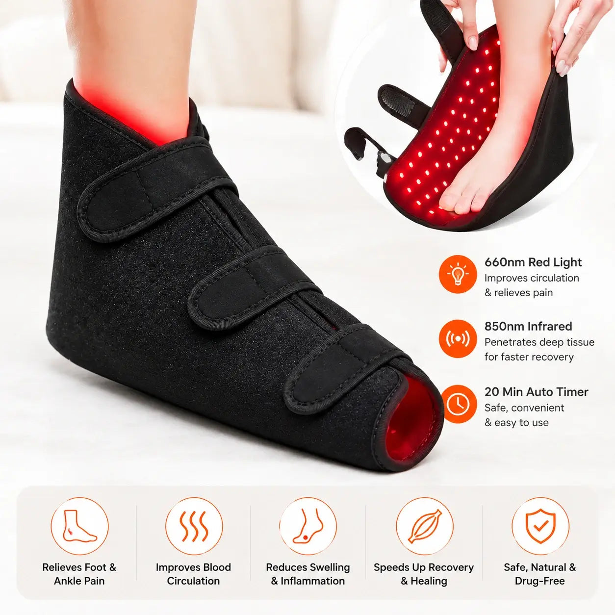Red Light Therapy For Foot