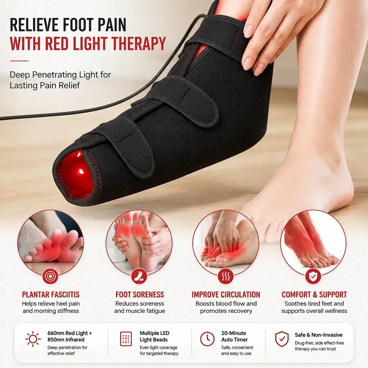 Red Light Therapy For Foot